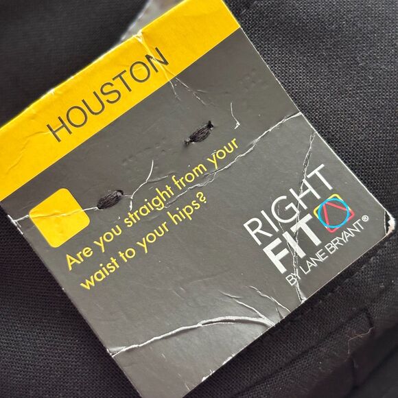 Lane Bryant Pants Houston Trouser NWT Right Fit 2 Black 4x Petite C125 - Picture 8 of 11